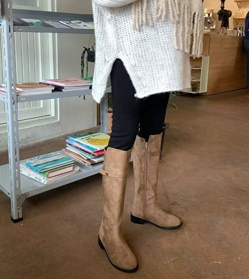 大茜選品【WE ARE】韓國東大門HS時尚長靴H3014