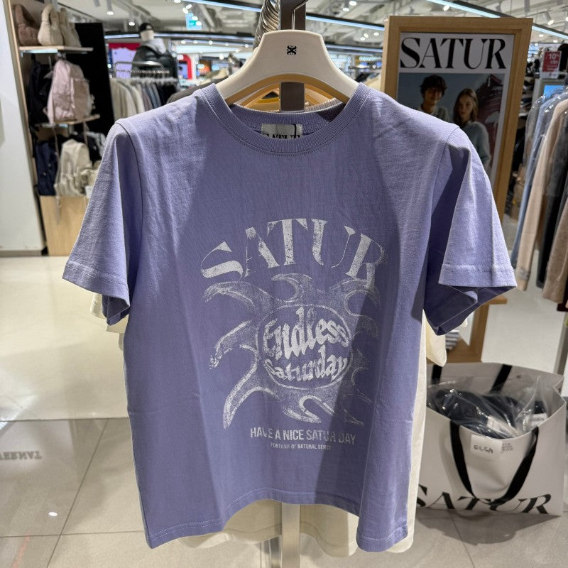 Satur折扣款 女款【WE ARE】韓國Satur短袖T恤SA252WTS04