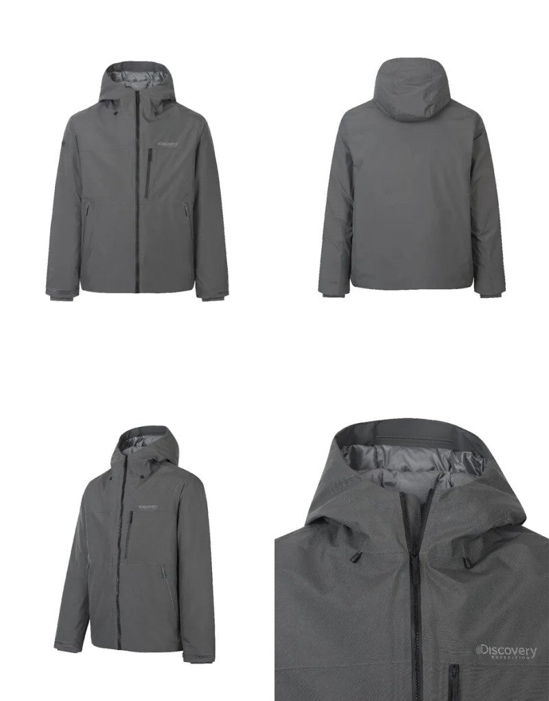 *Dis折扣款*男款【WE ARE】韓國Discover 黑標Goretex防風防水連帽鵝絨外套 DMDJCC056