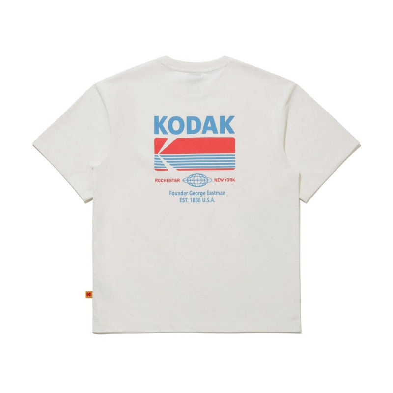 【WE ARE】韓國KODAK柯達 經典背面膠印logo短袖T恤K6223LRS54