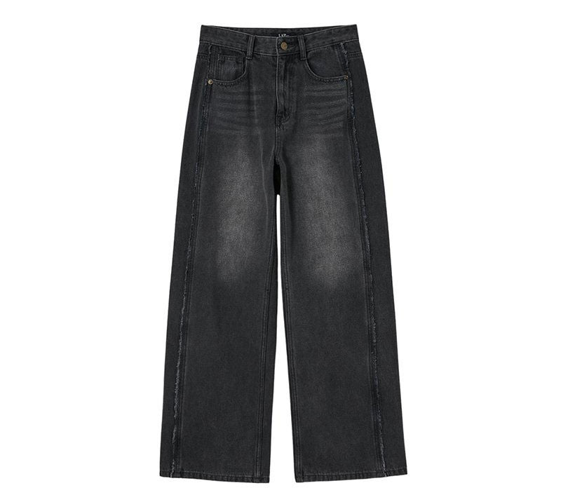 【WE ARE】韓國LAP 毛邊刷色牛仔褲 AR4DPA60