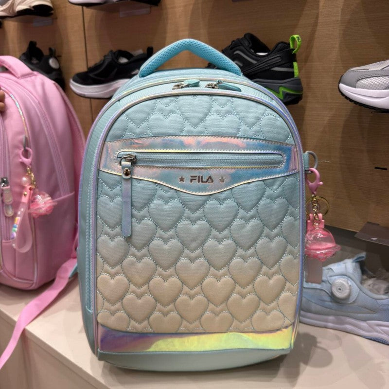 【WE ARE】韓國FILA KIDS 愛心壓紋漸層後背包 FK3BEF5003F