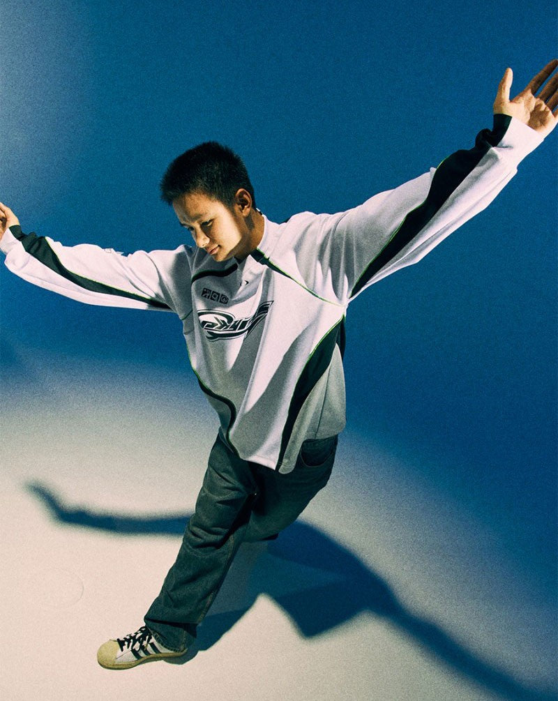 限時折扣【WE ARE】韓國PHYPS休閒V領大學T衛衣PD08LS0001