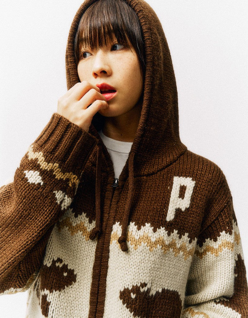 限時折扣【WE ARE】韓國PHYPS休閒針織連帽外套PEW1KC303A