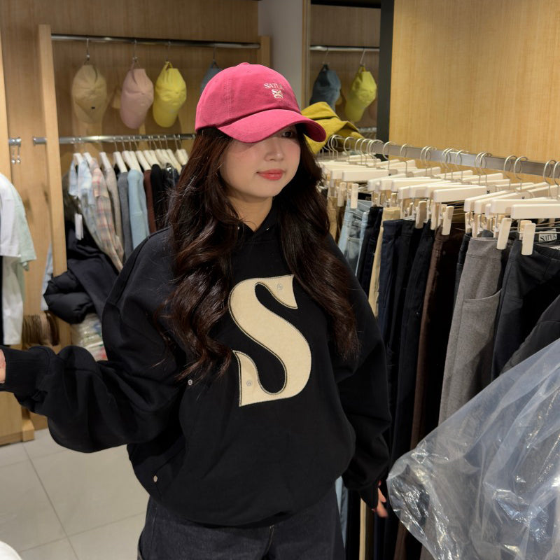 Satur折扣款【WE ARE】韓國Satur 大標口袋帽T SA251UTH05