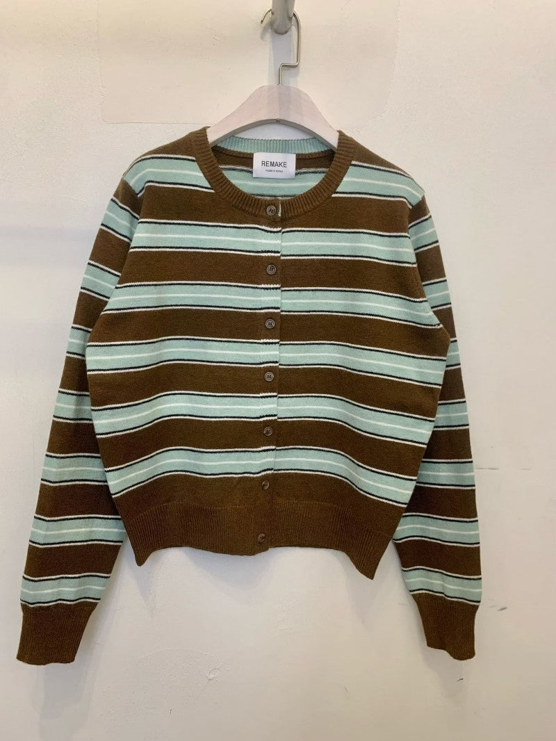 【現貨】大茜選品【WE ARE】韓國圓領針織開衫20251107-2