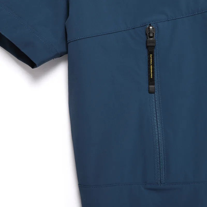 【WE ARE】 Korean National Geographic Half-Zip Hoodie N252UFT141