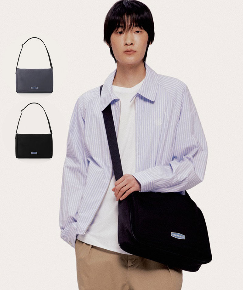 【WE ARE】韓國ALAVAGUE休閒單肩斜挎包만타백 L