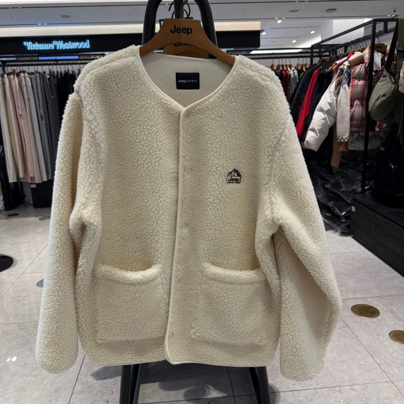 中性版【WE ARE】韓國JEEP 羊羔毛外套JR5TZU193