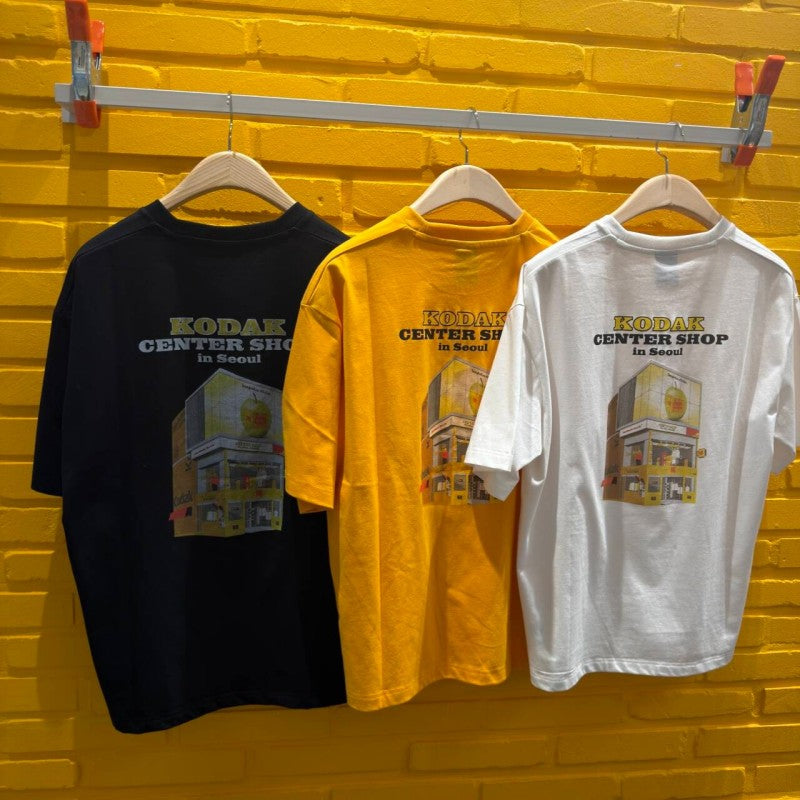 限定款 【WE ARE】韓國KODAK柯達 (版型偏大)背面kodak門市圖案短袖T恤 K6223XRS96