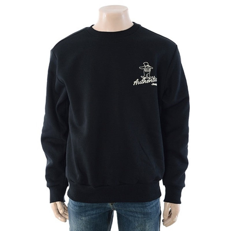 【WE ARE】韓國JEEP休閒圓領大學T衛衣JQ4TSU881