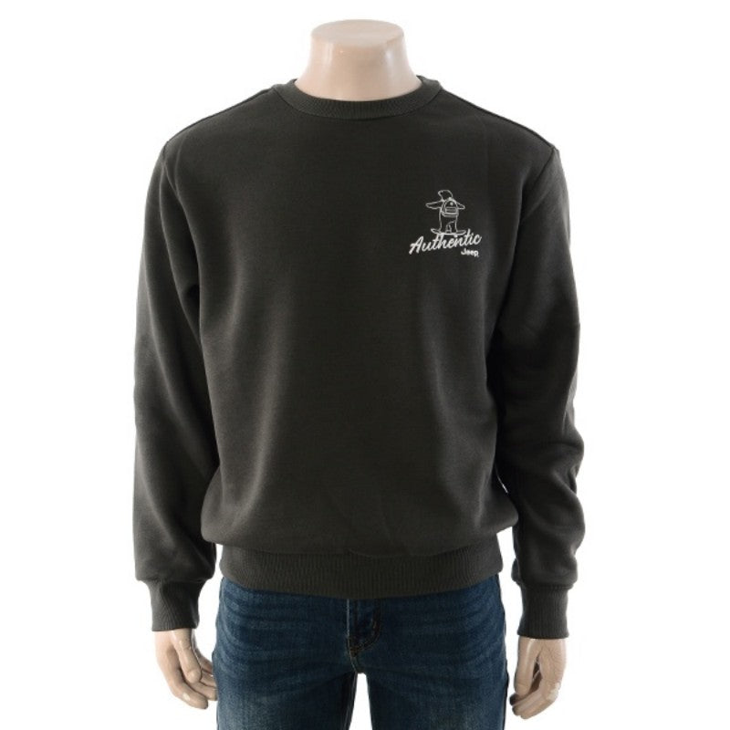 【WE ARE】韓國JEEP休閒圓領大學T衛衣JQ4TSU881