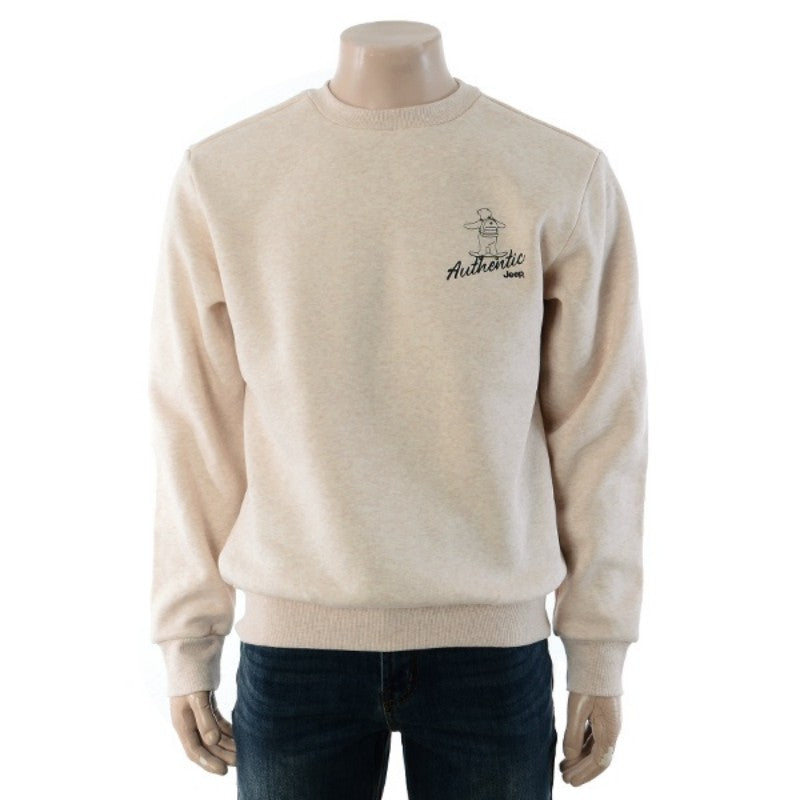 【WE ARE】韓國JEEP休閒圓領大學T衛衣JQ4TSU881