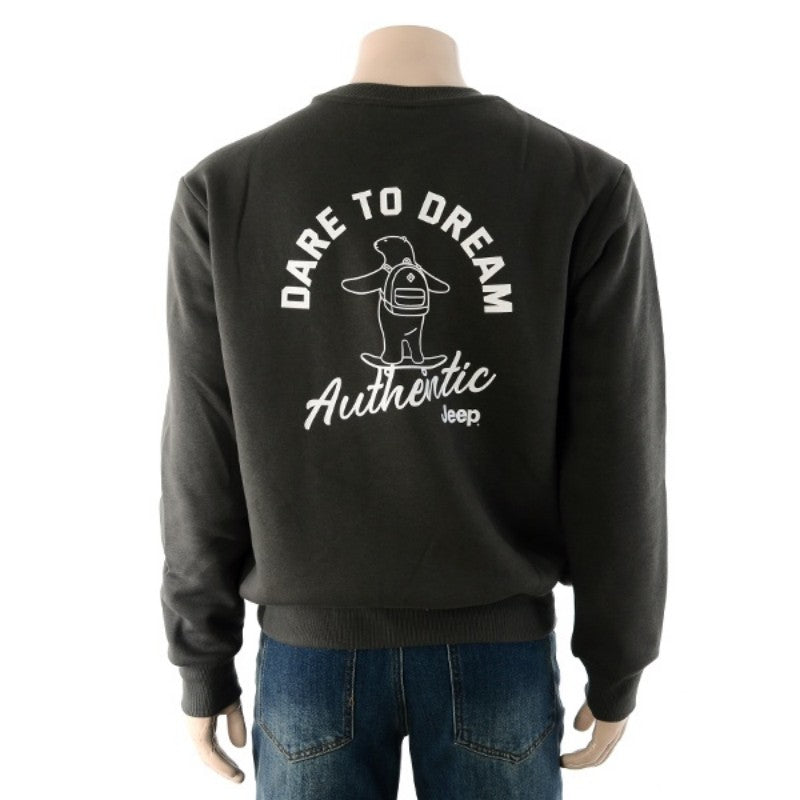 【WE ARE】韓國JEEP休閒圓領大學T衛衣JQ4TSU881