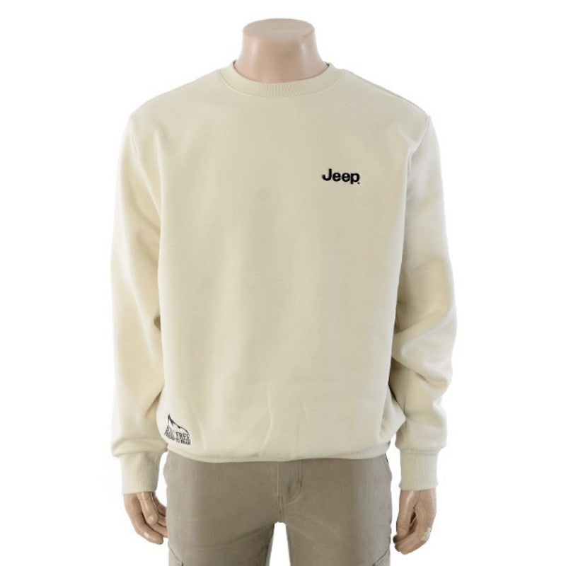 【WE ARE】韓國JEEP背面刺繡刷毛大學Ｔ JQ4TSU841