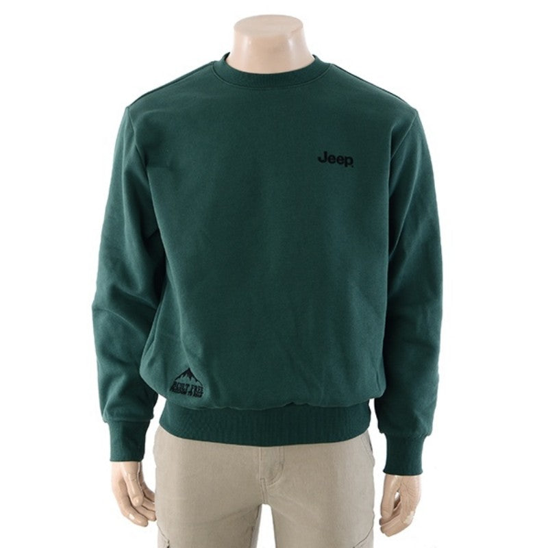 【WE ARE】韓國JEEP背面刺繡刷毛大學Ｔ JQ4TSU841