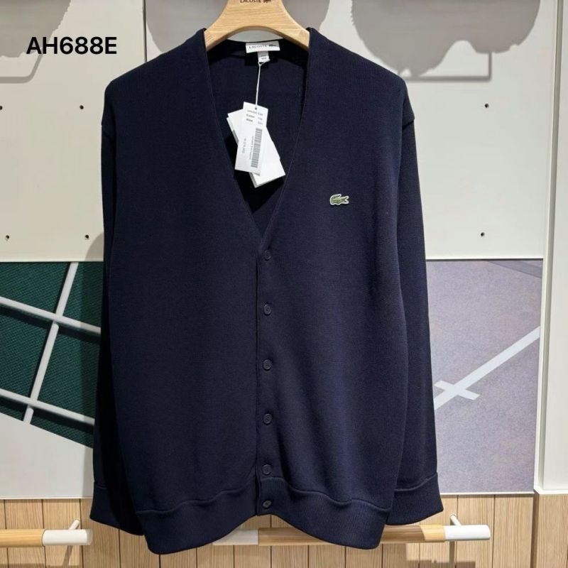 【WE ARE】韓國LACOSTE 男款V領開衫外套AH688E54N