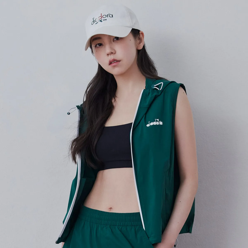 女款【WE ARE】韓國Diadora COOLWAVE涼感連帽背心 D5122LVT22