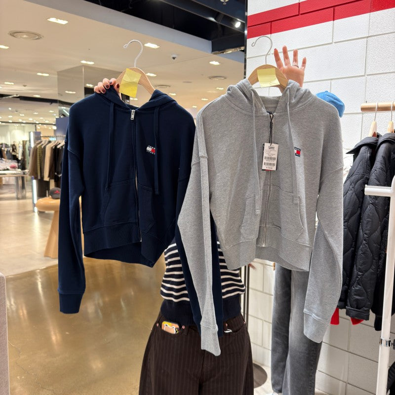 女款【WE ARE】韓國TOMMY JEANS 短版連帽棉外 T32G6TJC01TWT2