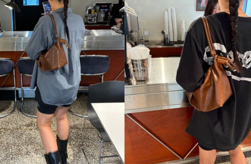 【WE ARE】韓國Archivepke Ridge shoulder bag OVBAX25202