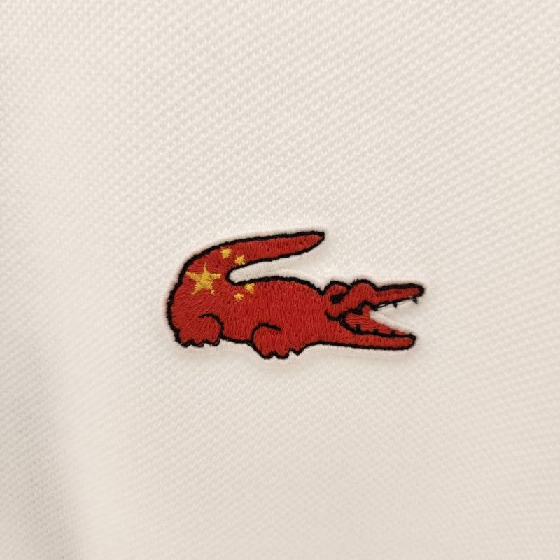 限定款 機場提貨 男款【WE ARE】韓國LACOSTE鱷魚POLO衫T恤PH0329