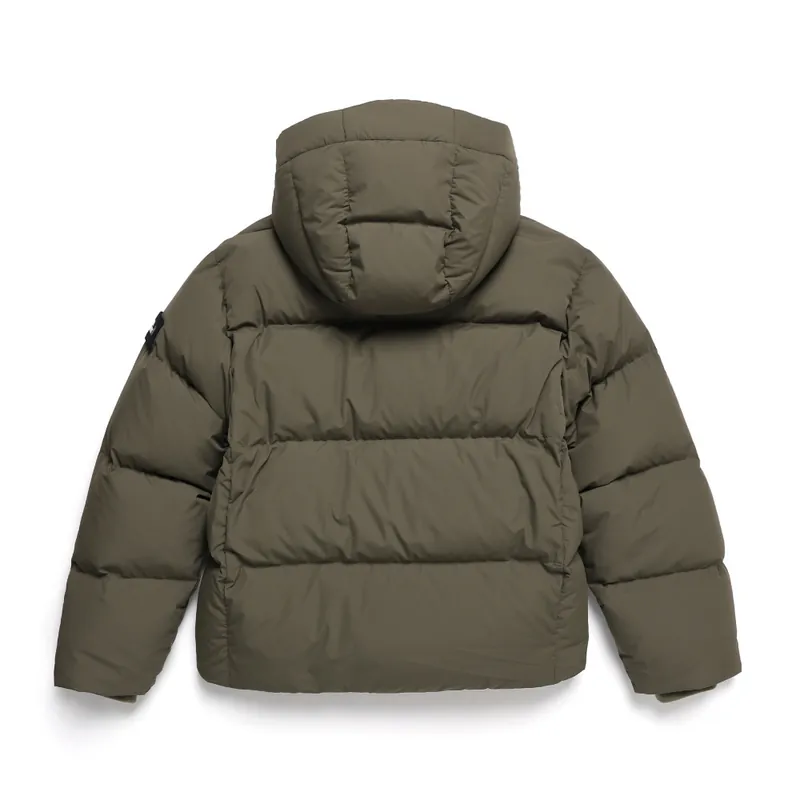 Same style for men and women [WE ARE] South Korea NG National Geographic short version hooded goose down jacket N244UDW151