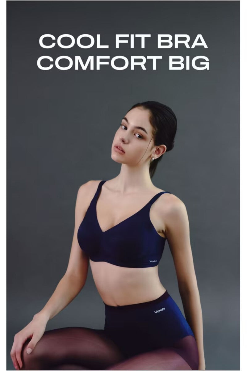 【WE ARE】Korea verish cool fit bra comfort big comfortable stable high coverage non-wired bra