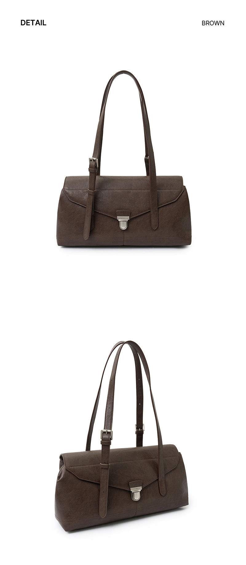 【WE ARE】韓國CITYBREEZE 皮革先蓋單肩包CTH4BG02