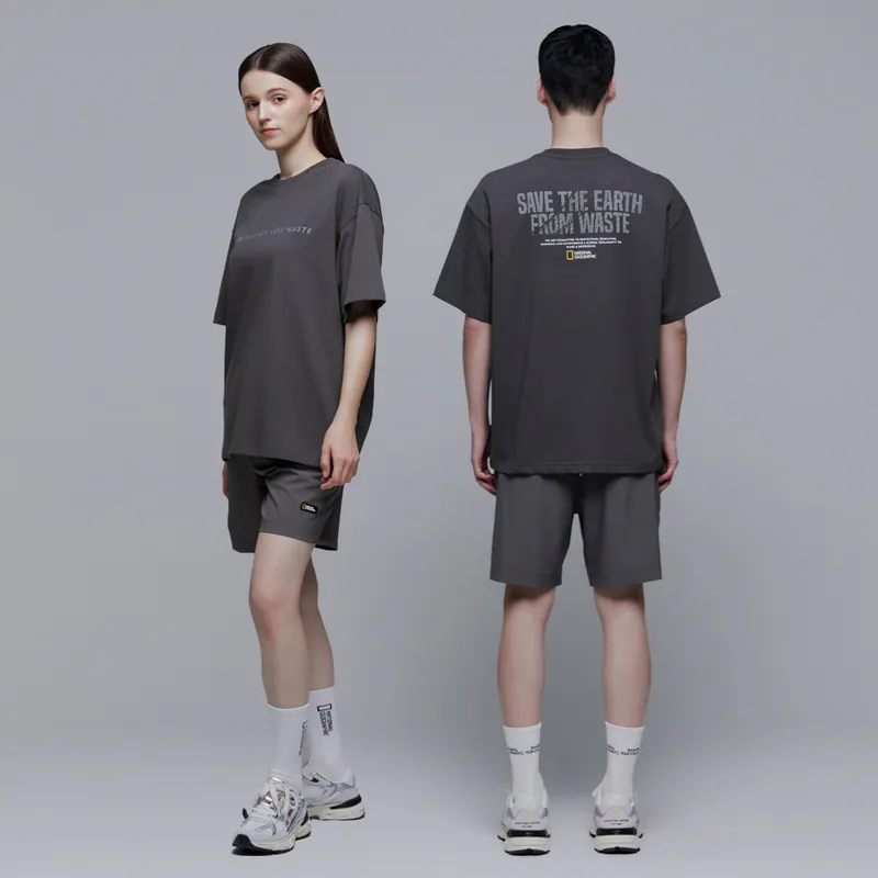 NA折扣款 男女同款【WE ARE】韓國NG國家地理代購短袖T恤N242UTS270