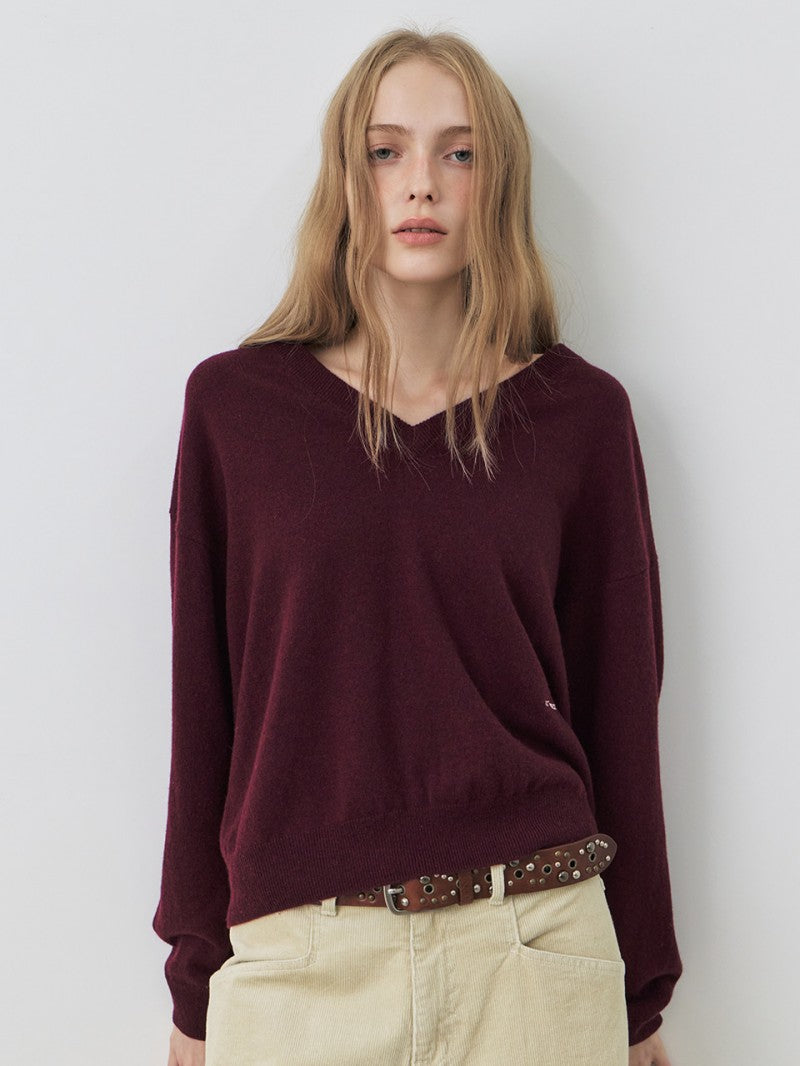 【WE ARE】韓國CITYBREEZE 90%羊毛V領針織 CTH3KT13