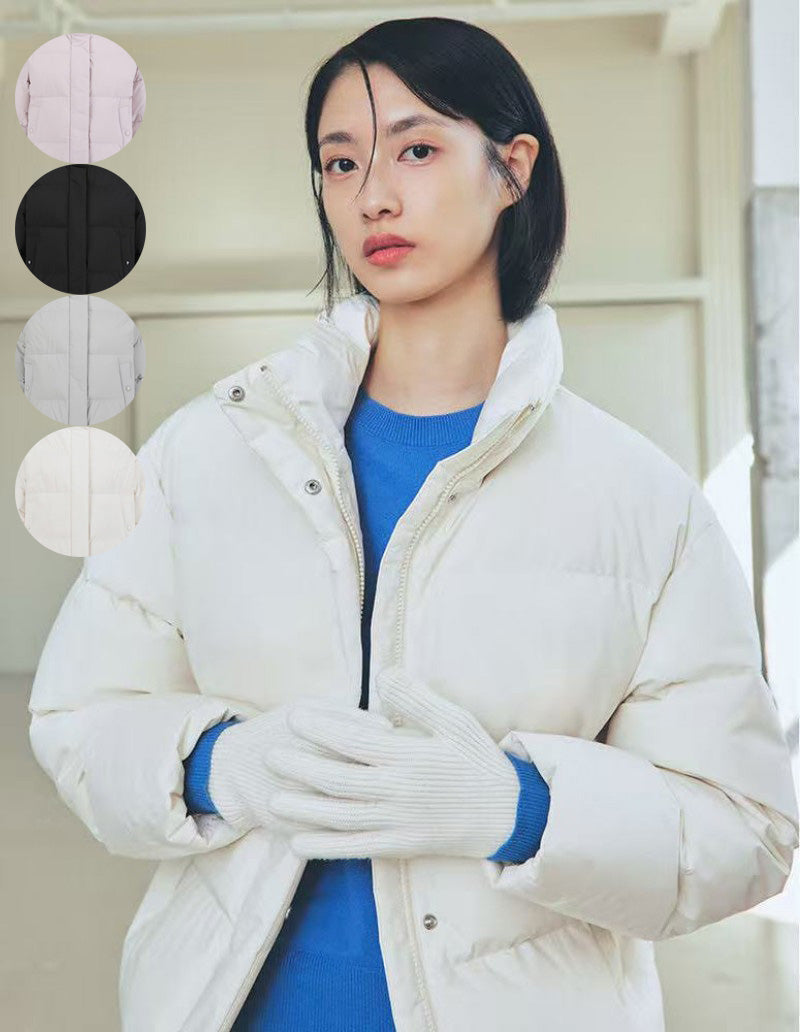 反季折扣 辛睿恩同款【WE ARE】韓國M計畫女款立領鵝絨羽絨外套 EPE4JD2600