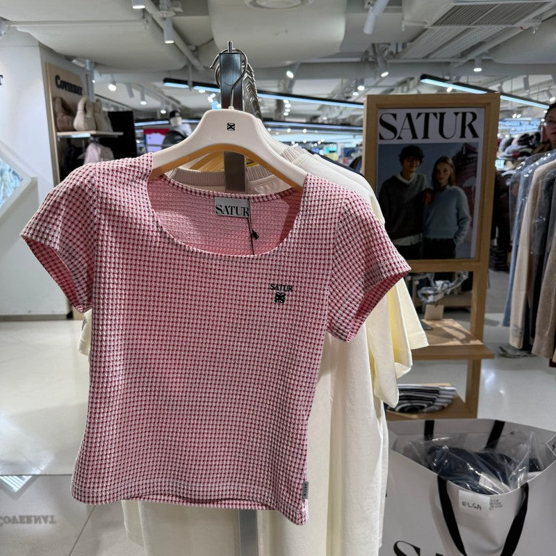 【WE ARE】韓國Satur短袖T恤SA262WTS18