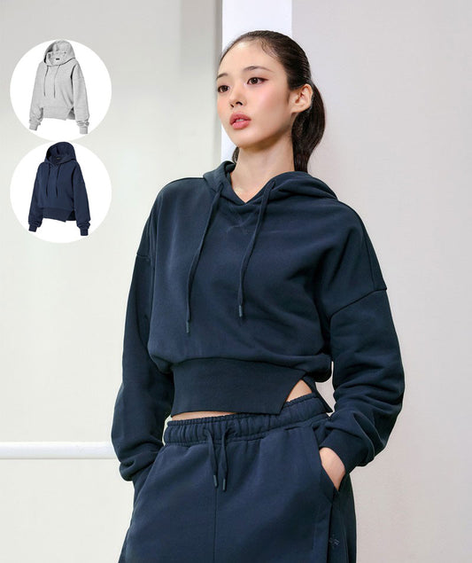 大茜選品【WE ARE】韓國Xexymix 女款短版下擺開岔帽Ｔ XFK3TL1106