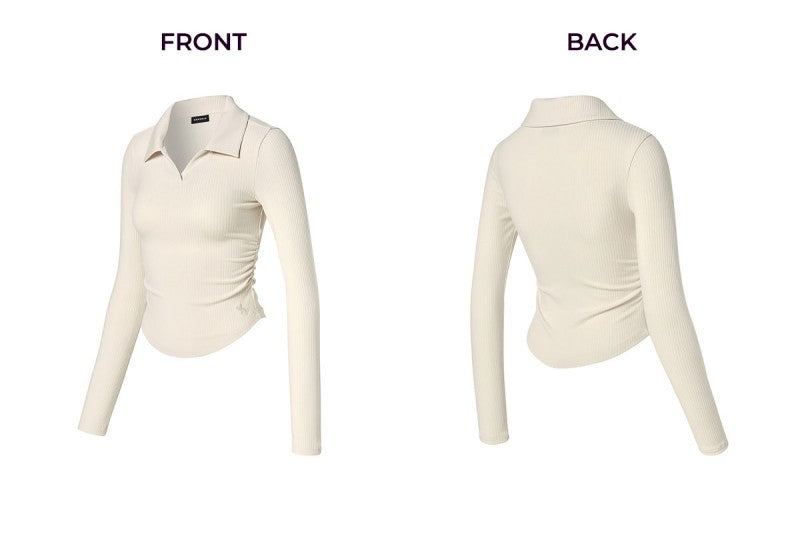 大茜選品【WE ARE】韓國Xexymix翻領長袖針織衫XFK3QL1101