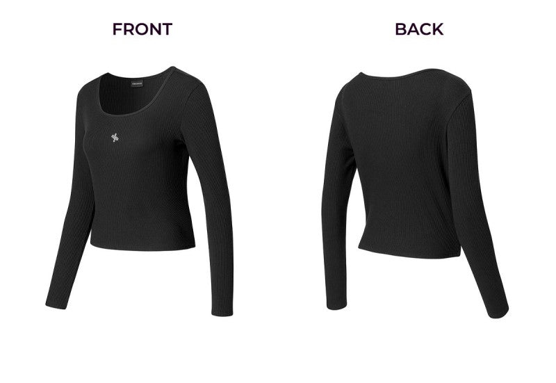 大茜選品【WE ARE】韓國Xexymix 女款短版方領針織衫 XFK3TL1118