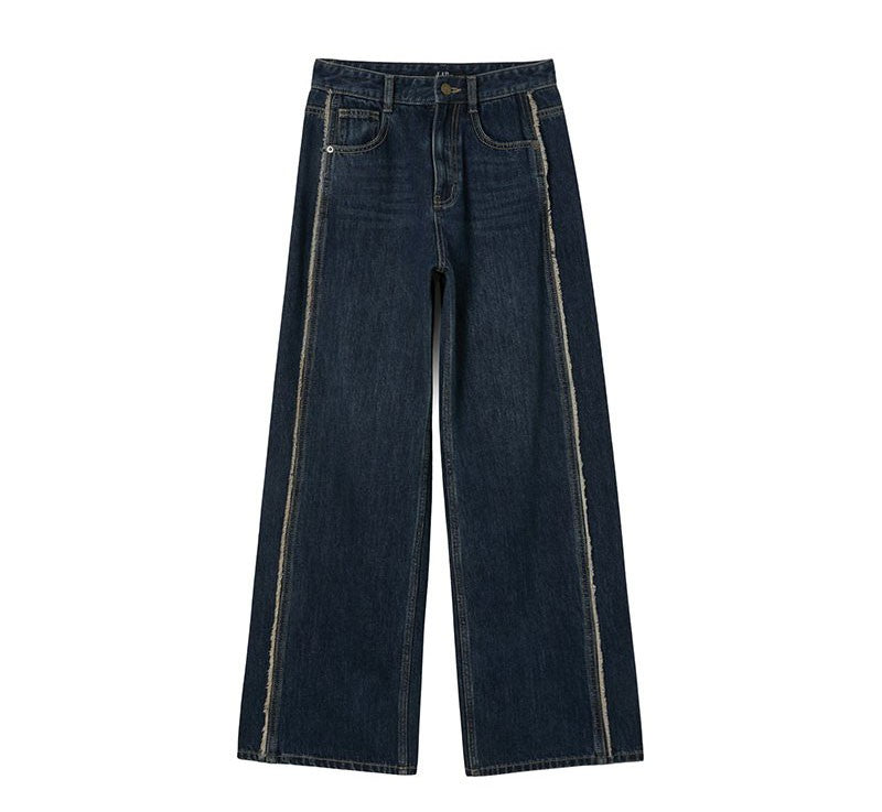 【WE ARE】韓國LAP 毛邊刷色牛仔褲 AR4DPA60