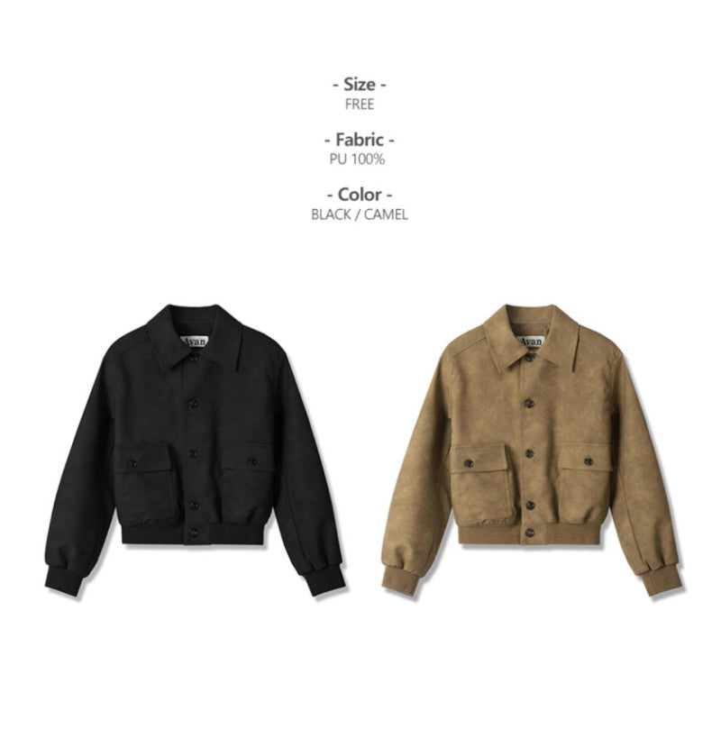 大茜選品【WE ARE】韓國Avandress 麂皮夾克