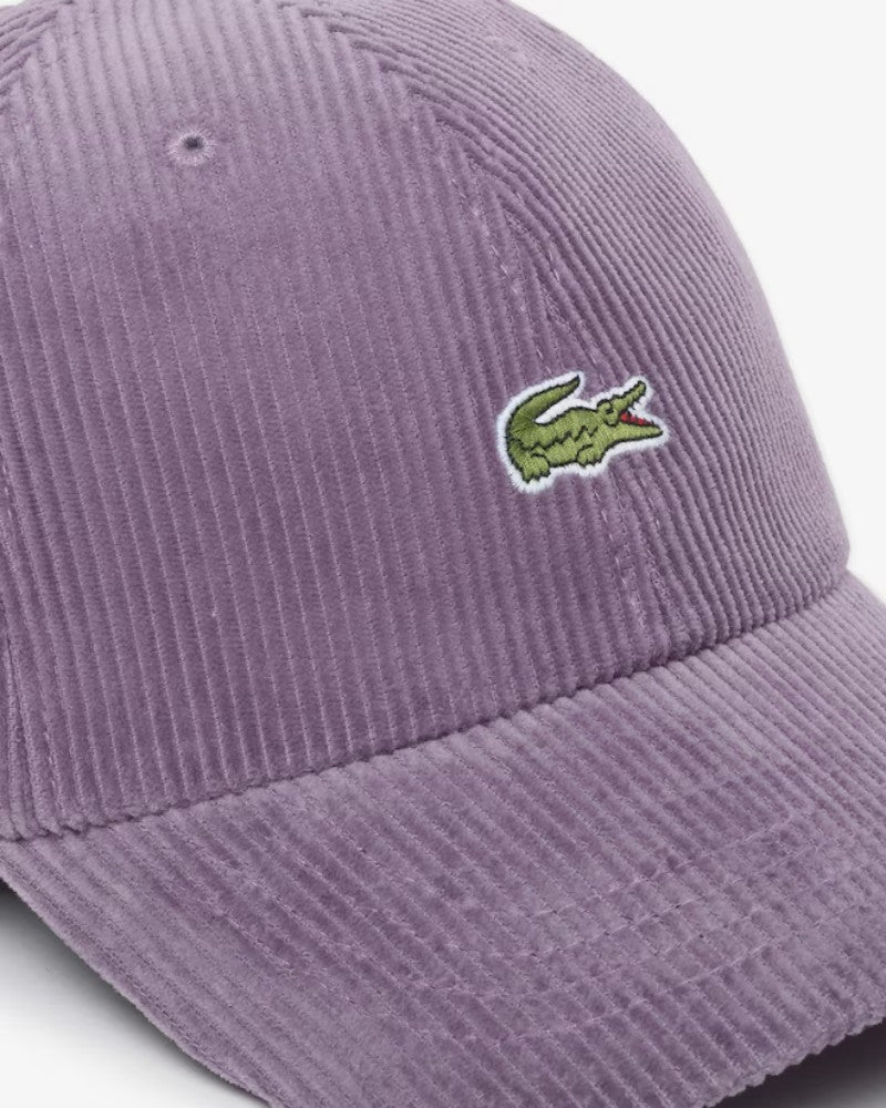 【WE ARE】韓國LACOSTE 燈芯絨小標棒球帽RK312E54N