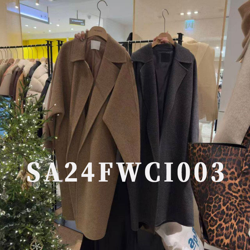 大茜選品【WE ARE】韓國東大門TD大衣外套SA24FWCI003