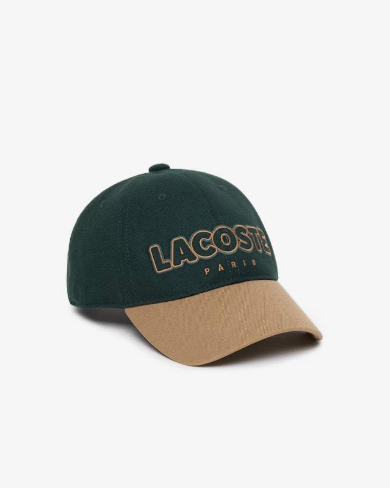 【WE ARE】韓國LACOSTE 拼色英字棒球帽RK313E54N