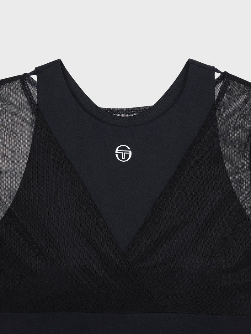 女款【WE ARE】韓國SERGIO TACCHINI時尚長袖網紗上衣TWRL13153