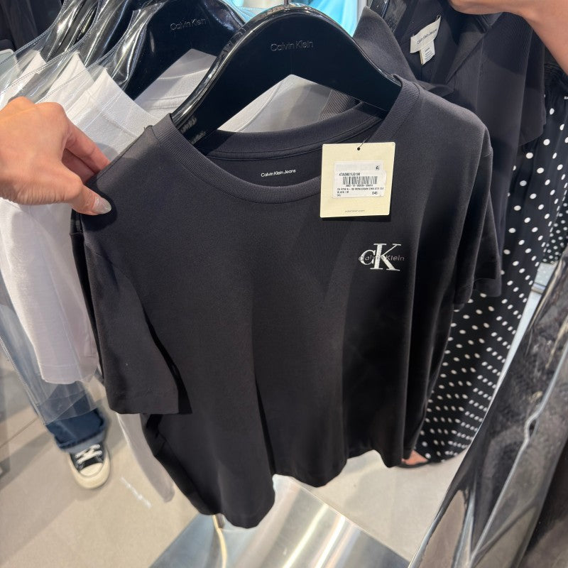 免稅版【WE ARE】韓國Calvin Klein 小logo短袖T恤（版型偏大）47AB801