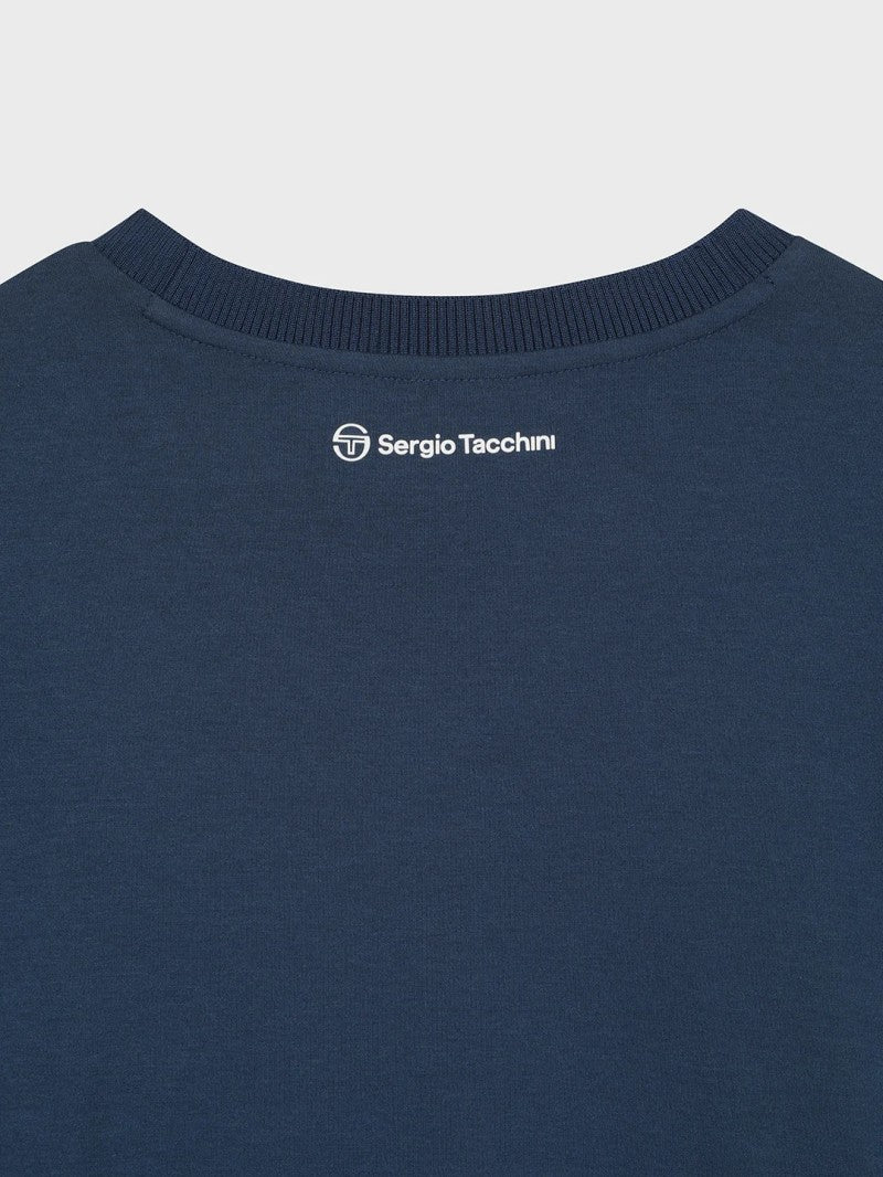 【WE ARE】韓國SERGIO TACCHINI小V領微短版大學T  TWMT15164