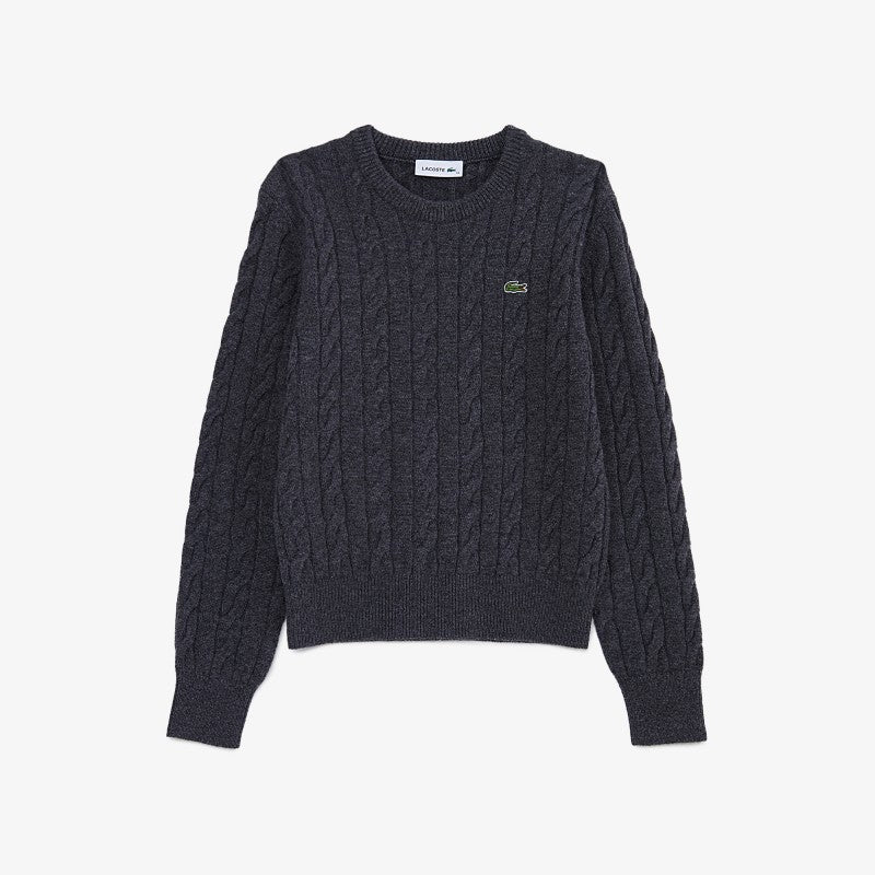 女款【WE ARE】韓國LACOSTE鱷魚羊毛衣AF083E55N