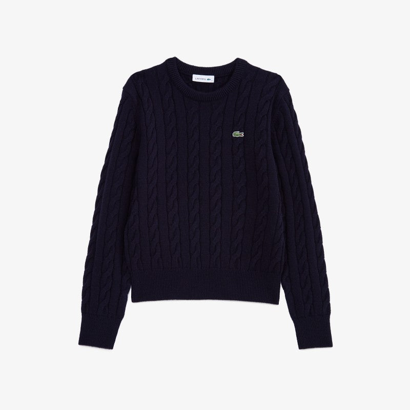 女款【WE ARE】韓國LACOSTE鱷魚羊毛衣AF083E55N