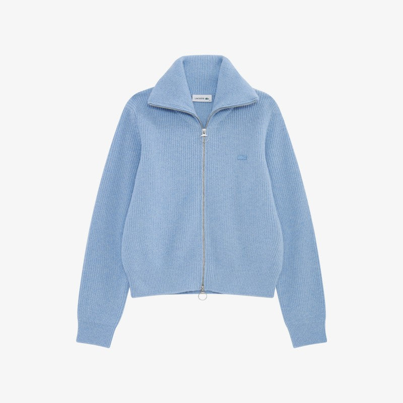 女款【WE ARE】韓國LACOSTE鱷魚拉鏈針織外套AF311E55N