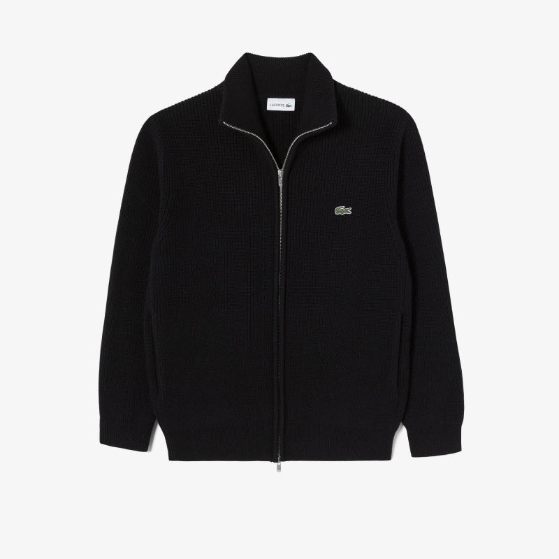 男款【WE ARE】韓國LACOSTE鱷魚拉鏈針織外套AH155E55N