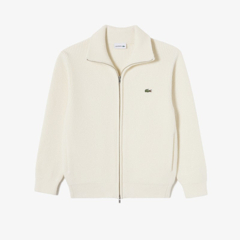 男款【WE ARE】韓國LACOSTE鱷魚拉鏈針織外套AH155E55N