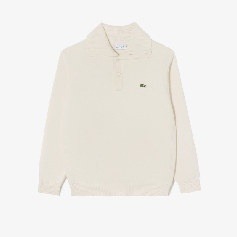 男款【WE ARE】韓國LACOSTE鱷魚半拉鏈領毛衣AH332E55N