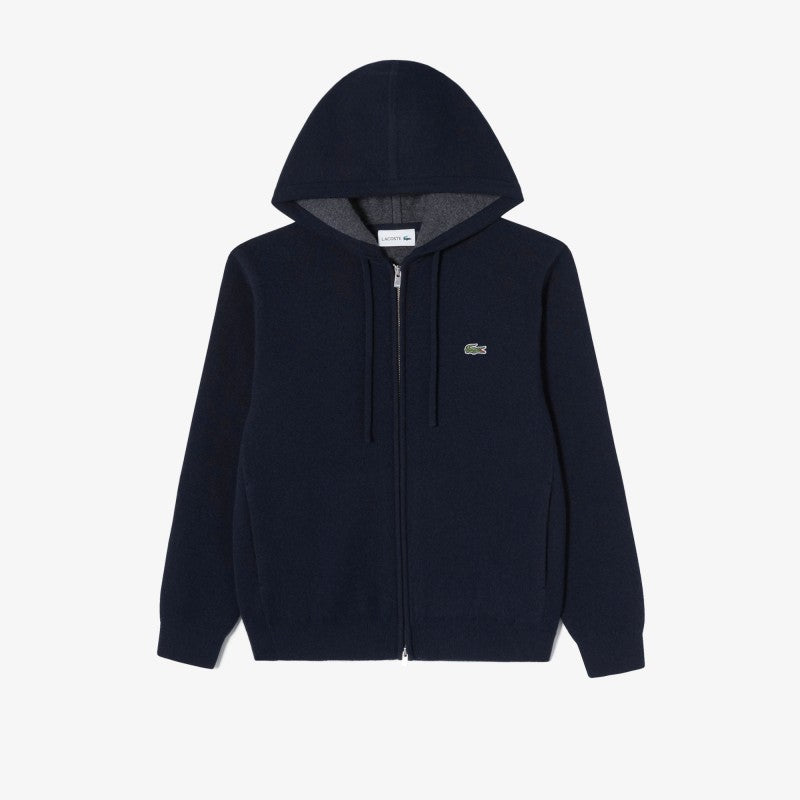 男款【WE ARE】韓國LACOSTE鱷魚連帽針織外套AH390E55N